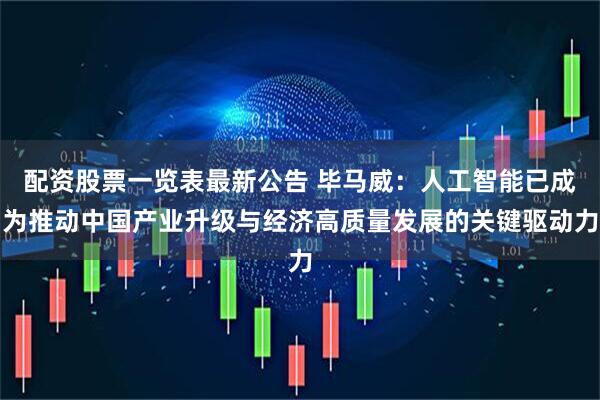 配资股票一览表最新公告 毕马威：人工智能已成为推动中国产业升级与经济高质量发展的关键驱动力